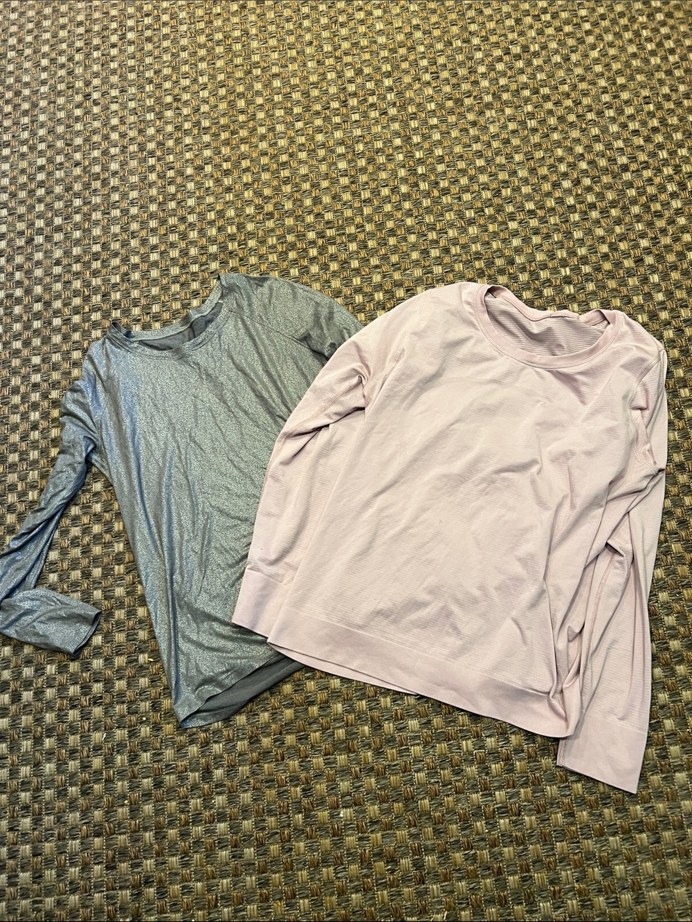 Women's lululemon Crewneck Long-Sleeve Top - Light Pink get with sparkly tone